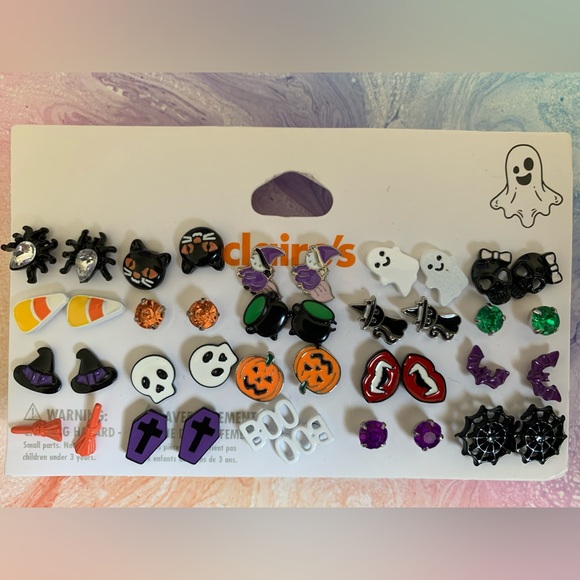 New Claire’s Fun Spooky Halloween Earrings Set👻🎃 - Picture 2 of 7